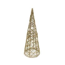 Cone Natalino Decorado Le Vazado 15cm - Item Sortido