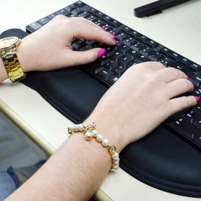 Apoio Ergonômico Reliza para Digitação Confort Preto