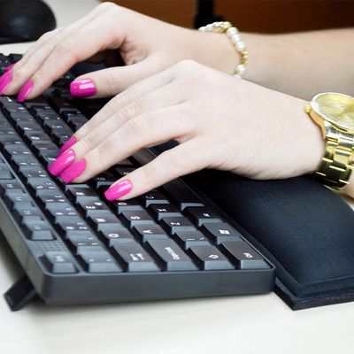 Apoio Ergonômico Reliza para Digitação Confort Preto