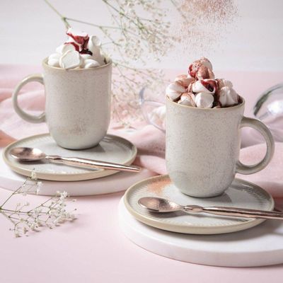 Conjunto De Pratos Rasos 06 Peças Linhas Latte Porto Brasil