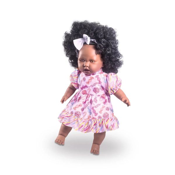 Boneca Milk Andressa Negra Fala mais de 100 Frases