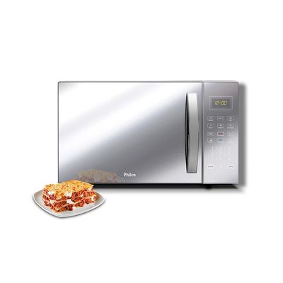 Micro-ondas Philco PMO34EB 34 Litros Espelhado Branco - 127V