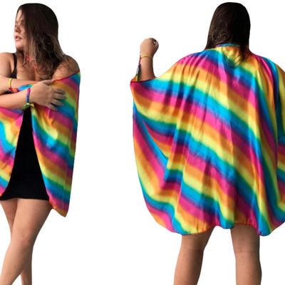 Capa Adulto Le Colorida Tamanho Único