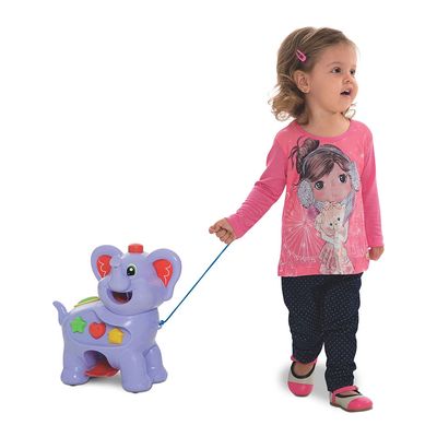Brinquedo Educativo Mercotoys Amiguinho Comilão Elefante