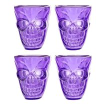 Copo Plástico Halloween Silver com 4 Unidades