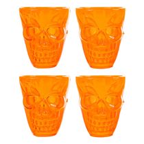 Copo Plástico Halloween Silver com 4 Unidades