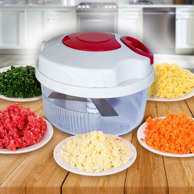 Multi Processador Triturador de Alimentos Manual Keita com 3 Lâminas 500ml