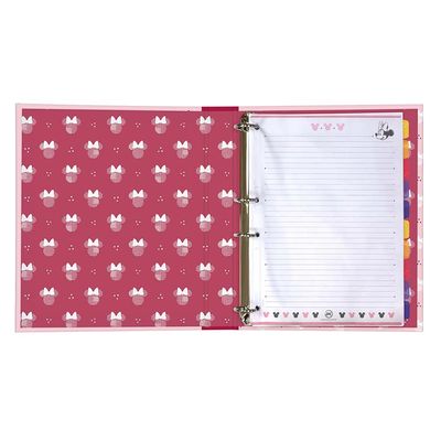Caderno College Argolado Dac Disney Minnie 48 Folhas