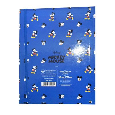 Caderno Universitário Argolado Dac Disney Mickey 144 Folhas