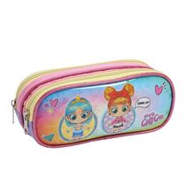 Estojo Infantil Seanite com 2 Divisórias Hey Glitt Girl - Item Sortido