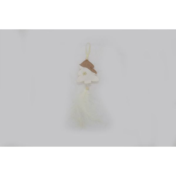 Enfeite de Natal Rústico Le Pluma 10x1,5x22cm Enfeite de Natal Rústico Le Pluma 10x1,5x22cm