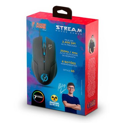 Mouse Gamer Elg FLKM002 Flakes Power Stream
