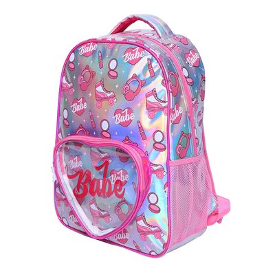 Mochila Infantil Holográfica Yins Babe 17" - Item Sortido