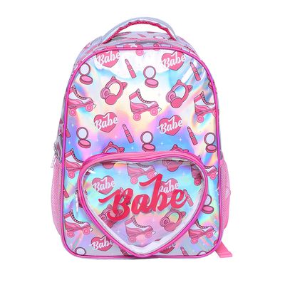 Mochila Infantil Holográfica Yins Babe 17" - Item Sortido