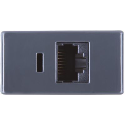 Modulo Tomada Telefone RJ11 Tramontina Grafite