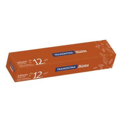 Kit 24 Colher de Mesa Tramontina Búzios em Aço Inox