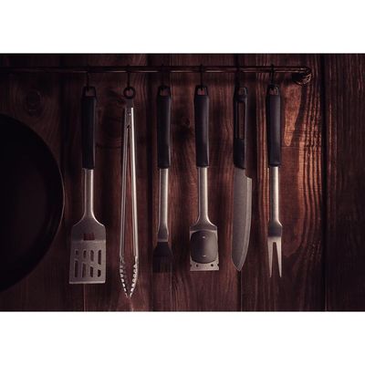 Pincel Tramontina Churrasco Inox Black com Cerdas Silicone