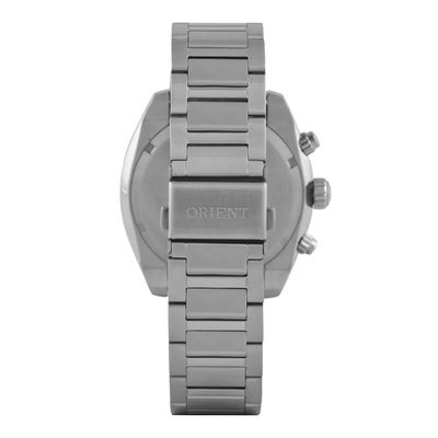 Relógio Orient Masculino Ref: Mbssc286 E1sx Solar Cronógrafo Prateado