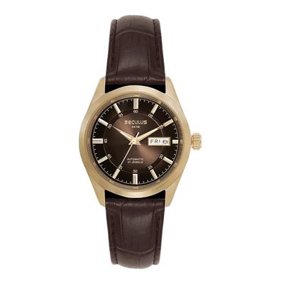 Relógio Seculus Masculino Ref: 77361gpsvdc9 Automático Dourado