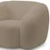 Poltrona Decorativa Orgânica Para Sala Living Emery M05 Bouclê Bege - Lyam Decor