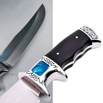 Faca Tática Full Tang em Aço Inox com Bainha – Alta Resistência para Camping, Pesca, Caça e Sobrevivência