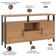 Aparador Buffet Para Sala de Jantar 2 Portas Industrial Marion D03 Freijó Preto Fosco - Lyam Decor