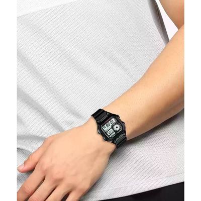 Relógio Casio Masculino Ref:Ae-1200wh-1avdf Digital World Time