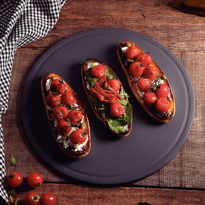 Tábua de Corte Pizza em Polipropileno Cinza - Tramontina