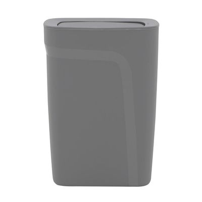 Lixeira Tramontina Compact em Polipropileno Cinza com Tampa Basculante 10,5 L
