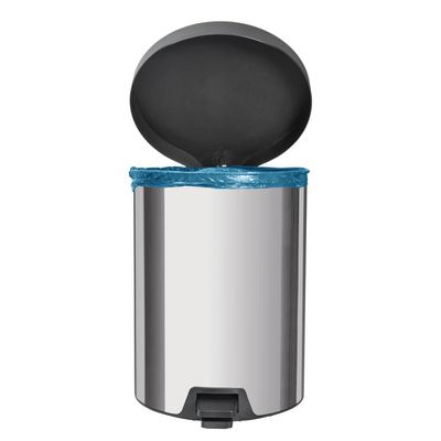 Lixeira com Pedal New Tramontina em aço inox com acabamento polido 5 L