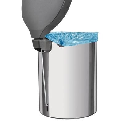 Lixeira com Pedal New Tramontina em aço inox com acabamento polido 5 L