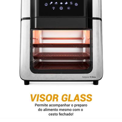 Air Fryer Oven Philco 15L Painel Digital PAF15A 110V