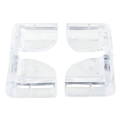 Protetor de Quina Mesa 4 Unidades em Silicone Transparente – Segurança para Móveis e Ambientes Domésticos
