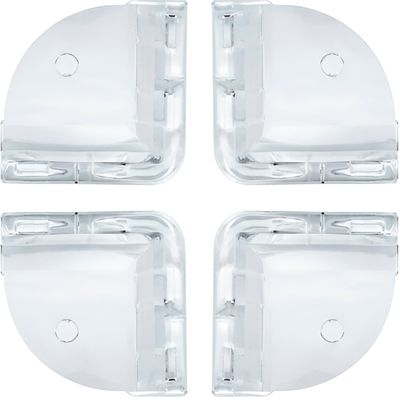 Protetor de Quina Mesa 4 Unidades em Silicone Transparente – Segurança para Móveis e Ambientes Domésticos