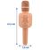 Microfone Bluetooth Karaokê Infantil Brincadeira Sem Fio  - Diversão e Criatividade para Crianças | Cor:Rosé