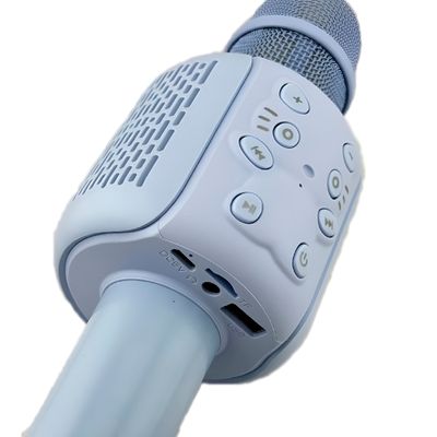 Microfone Bluetooth Karaokê Infantil Brincadeira Sem Fio  - Diversão e Criatividade para Crianças | Cor:Rosé