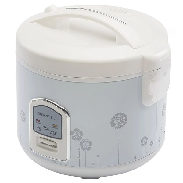 Panela Elétrica De Arroz E Legumes 6 Xícaras Agratto 127v Branca Riso Pa6x