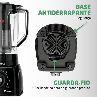 Liquidificador Mondial Turbo Filtro 3V. 500W 110V l99