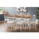 Mesa Retangular Piratini Údine 80x160 cm 132BN Branco/Natural