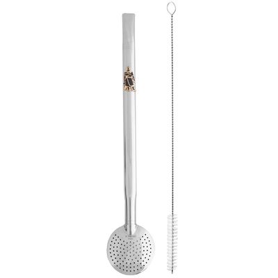 Bomba Chimarrão Tererê Aço Inox 23cm