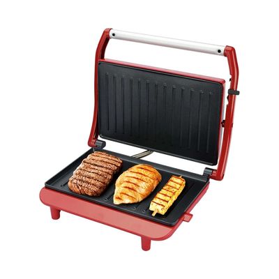 Grill Lenoxx Panini Inox Red PGR155 Vermelho - 127V