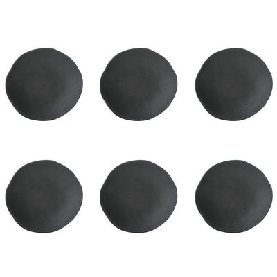 Conjunto Pratos Fundos6Pçs Orgânico Preto Matte Porto Brasil