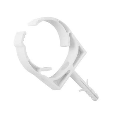 Abraçadeira Com Bucha 1/2'' Branca Para Fixação De Eletrodutos - Tramontina