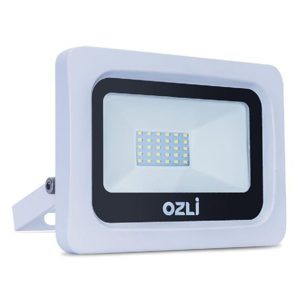 Refletor Led Slim 30w Ip65 3000k Branco Bivolt Unidade