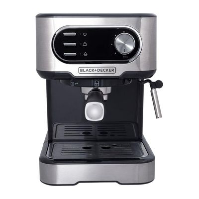 Cafeteira Espresso CE1100G Gourmand Gris 1100W Multifunções 1,5L Inox Black+Decker Inox / 220V