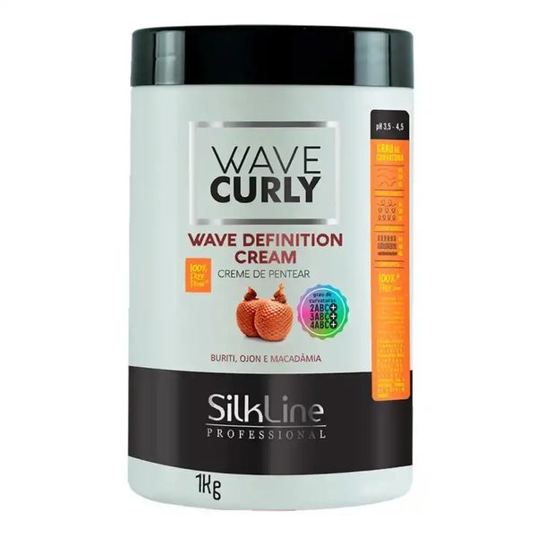 Creme de Pentear Wave Cream Buriti Silkline 1Kg