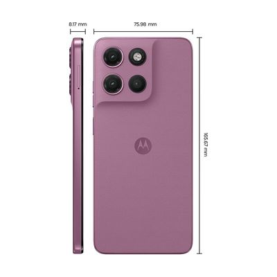 Smartphone Motorola Moto G17 256GB - Rosa, 12GB (4GB RAM + 8GB RAM Boost), Câmera 50MP e Tela 6,7"