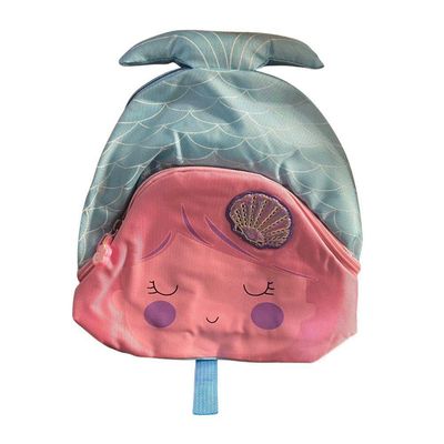 Mini Mochila Infantil Escola Passeio Viagem Design Encantador Alças Sereia Alças Acolchoadas Espaçosa