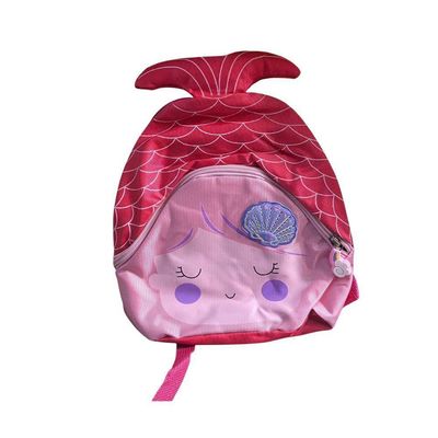 Mini Mochila Infantil Escola Passeio Viagem Design Encantador Alças Sereia Alças Acolchoadas Espaçosa