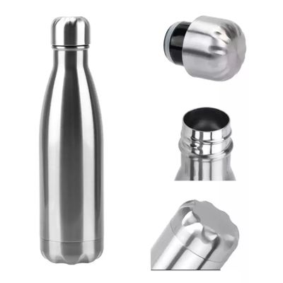 Kit 2 Garrafas de Inox 1L  Para Academia, Esportes e Uso Profissional